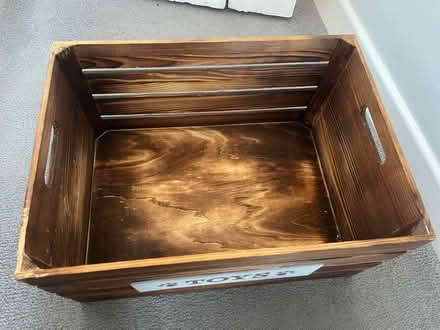 Photo of free Wooden Dog Toy Box (OX14) #1