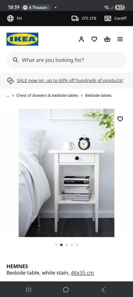 Photo of free Hemnes Bedside Tables (CF82 7EF) #1