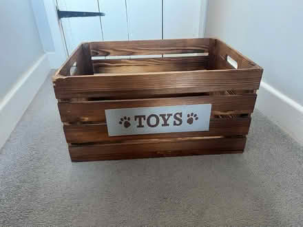 Photo of free Wooden Dog Toy Box (OX14) #2