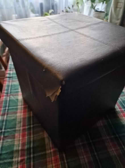 Photo of free Brown Ottoman Single Cube (Linden GL1) #2