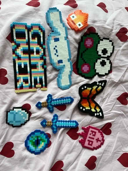 Photo of free fuse bead creations (SK1, central stockport) #1