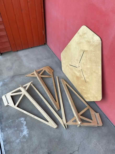 Photo of free Plywood table (By Hackney Downs station E5) #1