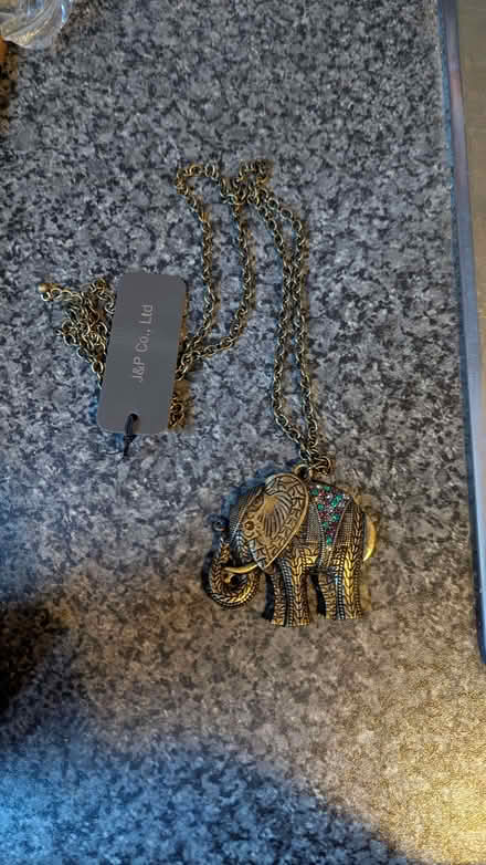 Photo of free Elephant necklace (Malvern Link WR14) #1