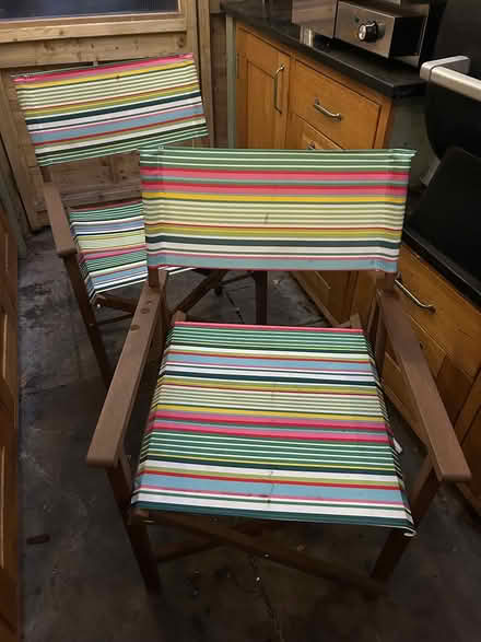 Photo of free Four garden chairs (Wavertree. Liverpool) #1