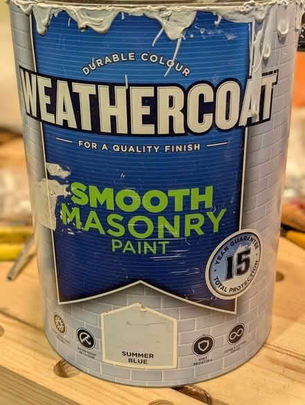 Photo of free Pale blue masonry paint (Oxford OX4) #1