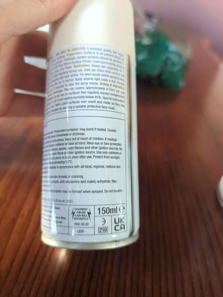 Photo of free 150ml spray paint Heirloom white (TA19) #2