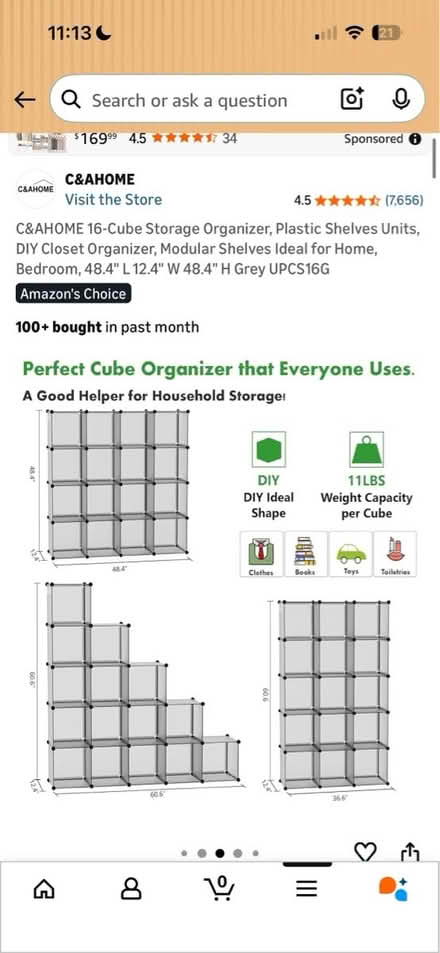 Photo of free Cube storage system (Silver Spring, MD) #2