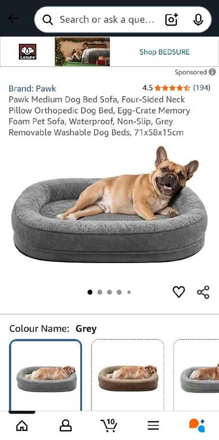 Photo of Orthopaedic Dog Bed (Morda SY10) #1