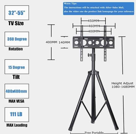 Photo of free Tripod TV stand only (Edgbaston B5) #3