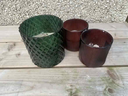 Photo of free 3 Used Candle Jars (Comber BT23) #1