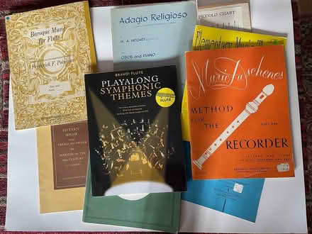 Photo of free Some music scores, flute & recorder (Bronte and Third Line area) #1