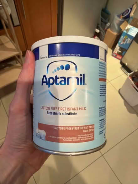 Photo of free 400g Aptamil lactose free infant formula (Burnham SL1) #1