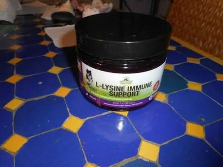 Photo of free L-lysine powder for cats #1