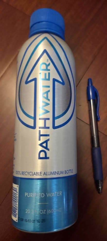 Photo of free Emptu aluminum water bottle (Bernardo & Iowa, Sunnyvale) #1