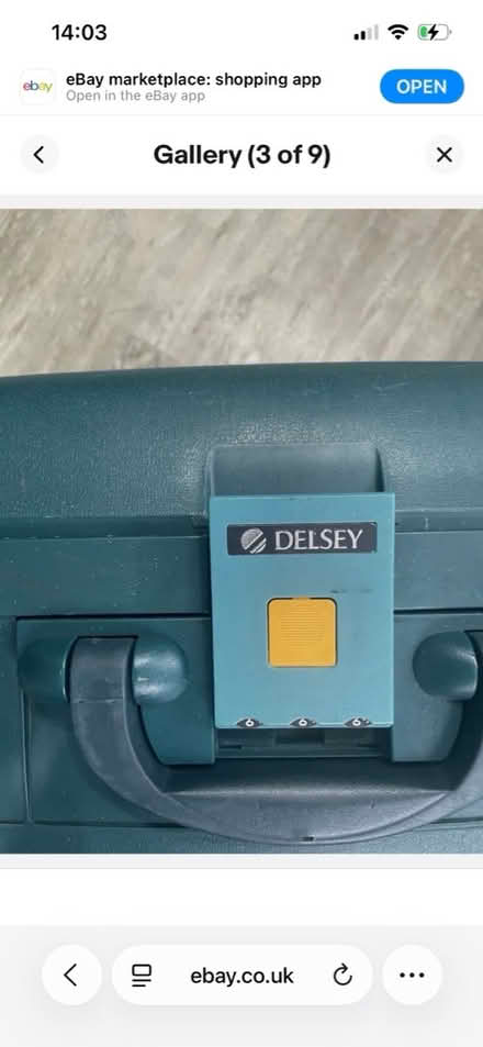 Photo of free Large hard shell suitcase (New Cross SE14) #2