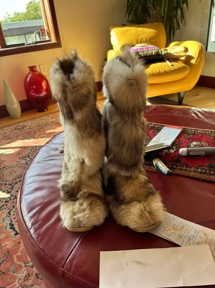 Photo of free size 6.5-7 fur boots (Berkeley) #1