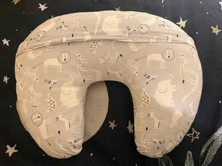 Photo of free Grey nursing pillow animal print (Henley-on-Thames RG9) #2