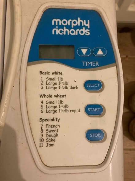 Photo of free Morphy Richard’s bread maker - needs mixing blade (Kings Heath B13) #2