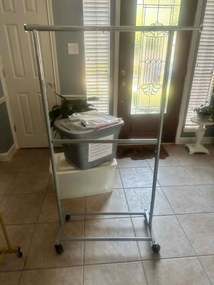 Photo of free Rolling clothes rack (Middle Brook & Clear Lake Blvd) #1