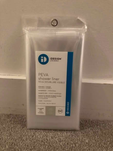 Photo of free Clear shower curtain (Camden NW1) #1