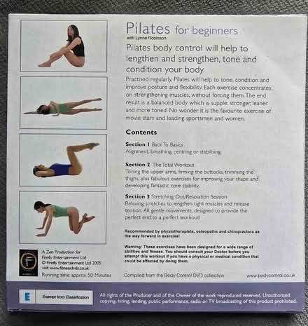 Photo of free Pilates DVD for beginners (Derby Road DE56) #2