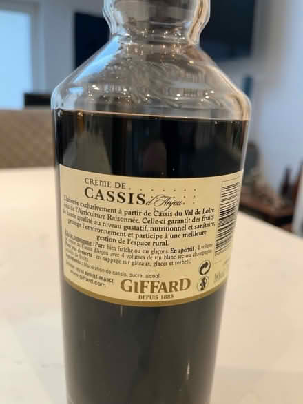 Photo of free 3/4 Bottle of Crème de Cassis (SK12 1LE) #3