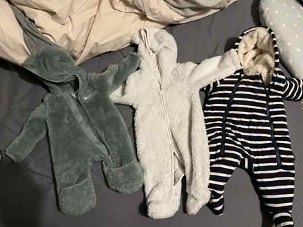 Photo of free 1 newborn, two 3months baby suits (Brixton Hill SW2) #1