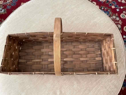 Photo of free Rectangular basket, painted (Reading, off West st) #2
