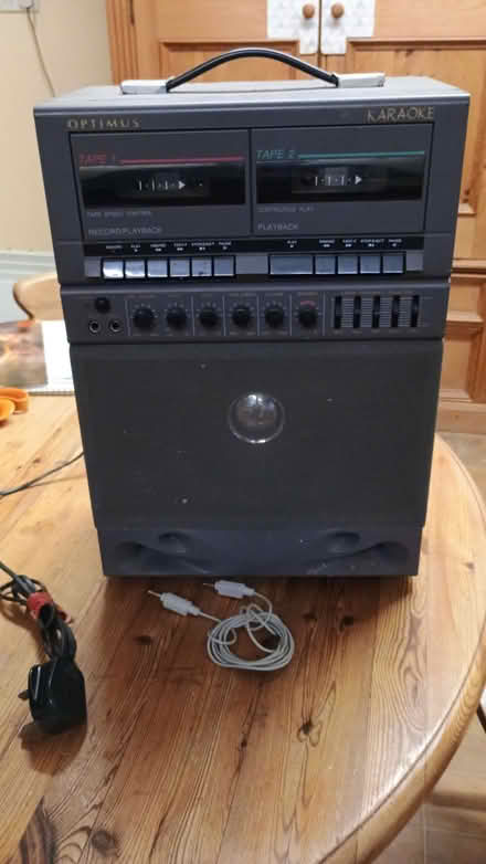 Photo of free Karaoke / external speaker/ twin cassette player (Bolstone HR2) #1