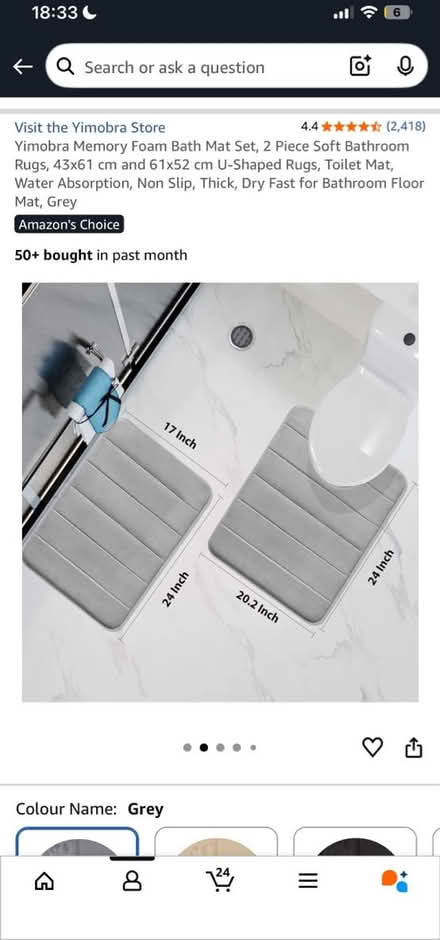 Photo of free 2 Piece set Bathroom Mats (Littlemore OX4) #1