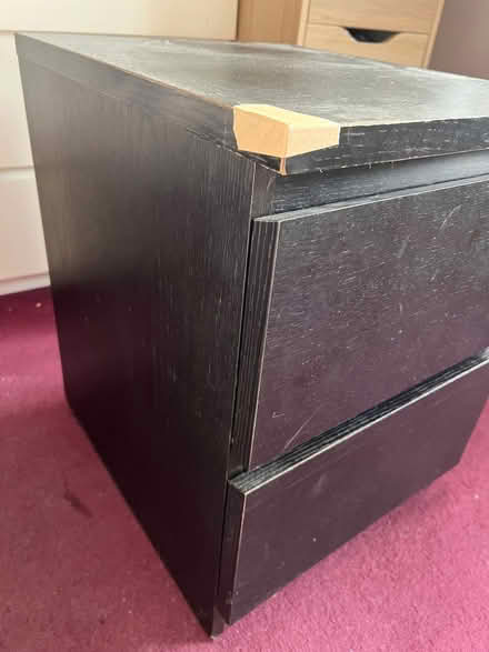 Photo of free IKEA malm bedside drawers (Brownsover CV21) #1