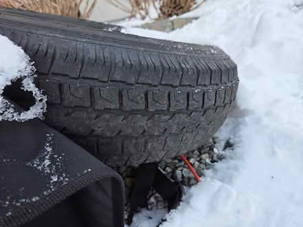 Photo of free Trailer wheels and tires x3 (Narragansett) #2