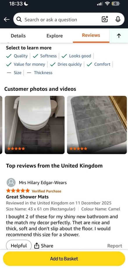 Photo of free 2 Piece set Bathroom Mats (Littlemore OX4) #2