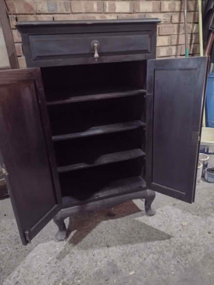 Photo of free Dark wood carved cabinet (Leigh Beck SS8) #4