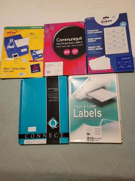 Photo of free Printer labels (Whitminster GL2) #1