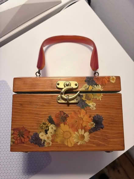 Photo of free Wooden jewellery box with handle (West Bridgford NG2) #1