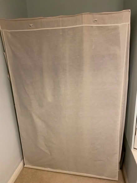 Photo of free Wardrobe- wood /canvas (Chichester, Bognor Regis) #2