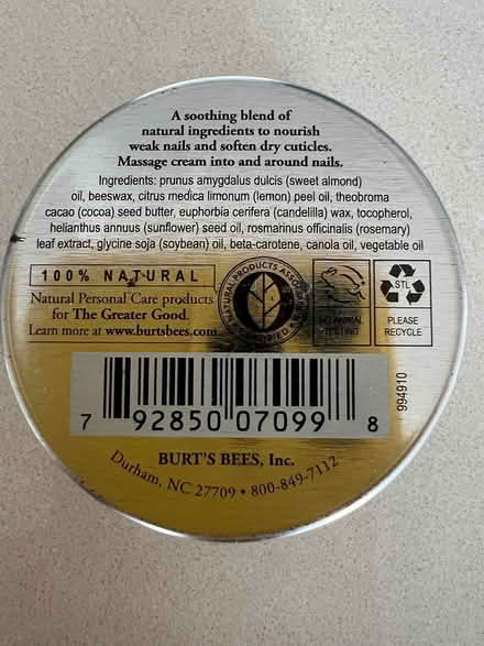 Photo of free Cuticle cream (Serangoon MRT station) #2