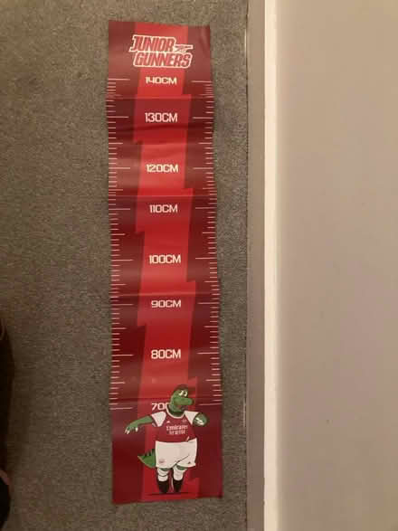 Photo of free Junior Gunners height chart (Camden NW1) #2