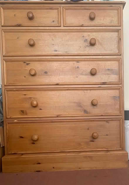 Photo of free Wooden chest of drawers (SE20) #1