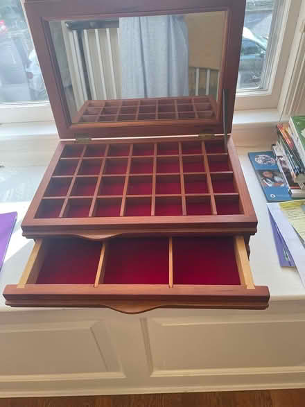 Photo of free Large wooden jewelry box (Chevy Chase DC) #2