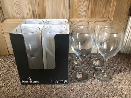 Photo of free 8 x wine glasses (Honor Oak/ Forest Hill SE23) #1