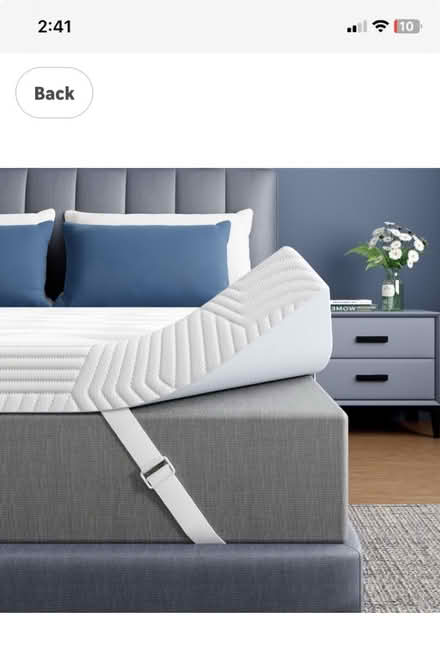 Photo of free Mattress Topper - King, 4 in. Foam (Bowie) #2