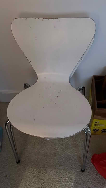 Photo of free 2 wood/chrome chairs (SW11) #2