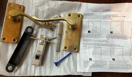 Photo of free Pair of door handles (Pontfaen/Forge SY20) #1