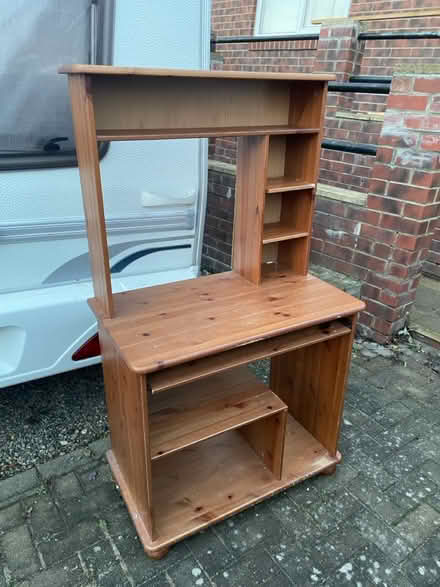 Photo of free Wood Desk (Denton Burn, NE15) #1