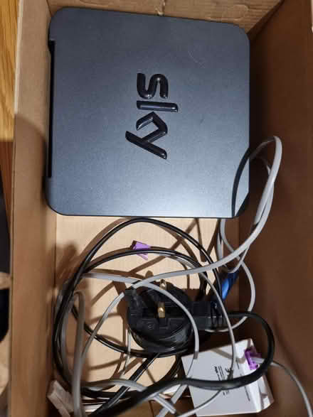 Photo of free Sky router and cables (Market Harborough) #1