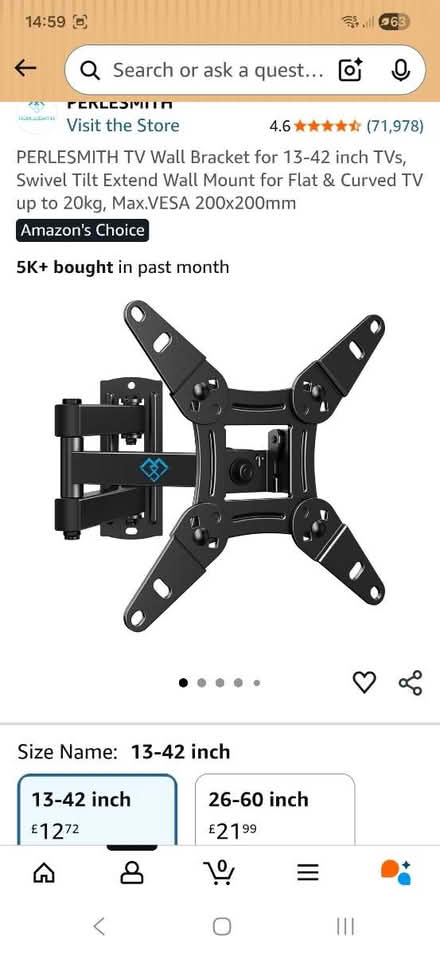 Photo of free TV Wall Mount (Brighton, BN2) #3