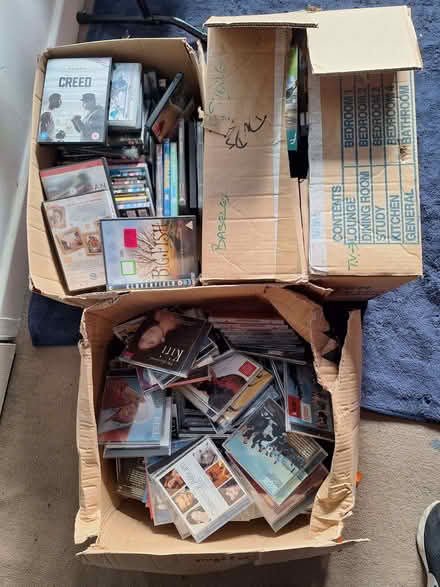Photo of free DVD'S and CD'S (Mawsley NN14) #1