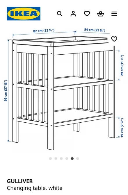 Photo of free IKEA Baby changing table (Garston L19) #2